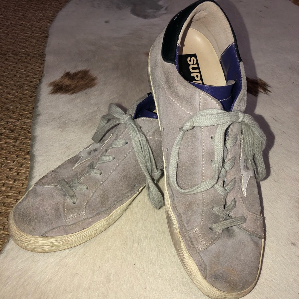 Golden Goose Light purple suede sneakers - 39 (9)